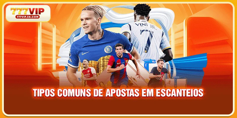 Tipos comuns de apostas em escanteios